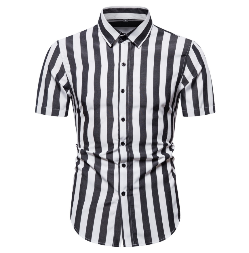 Short sleeved shirt stripes