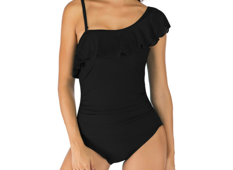 Durable quick-dry one-piece swimsuit