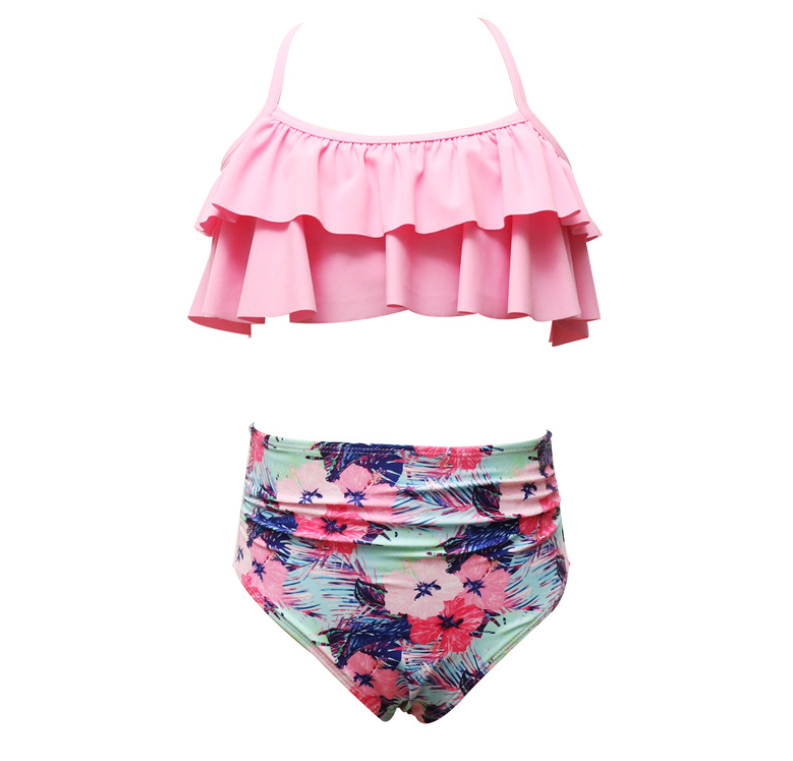 Separate girls' swimsuit