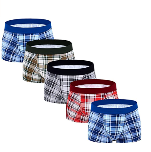 95% cotton 5% spandex boxers