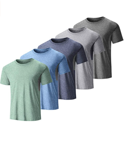 Round neck sports short sleeves