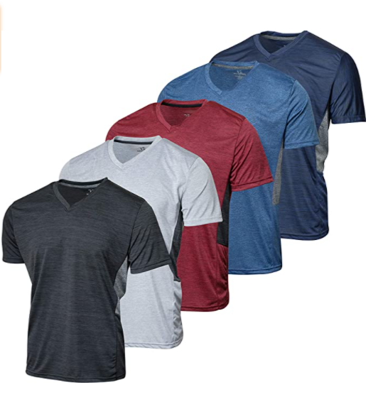 Comfortable dry sports men's short sleeves