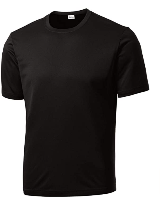 Men's short sleeve hygroscopic sweat - wicking sports T-shirt