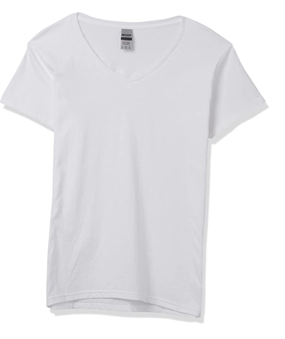 Soft and comfortable cotton V-neck short sleeves