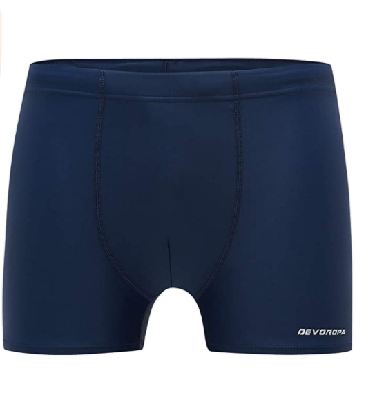 Nylon swim boxer shorts