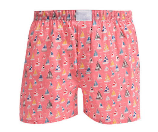 Pink sailboat print Arrow pants