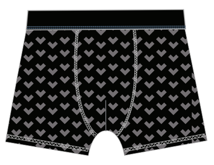 Men's cotton cotton printed boxers