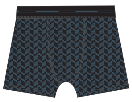 Men's printed comfortable underwear