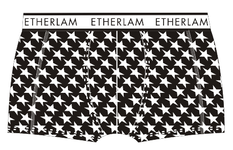 Printed men's boxers