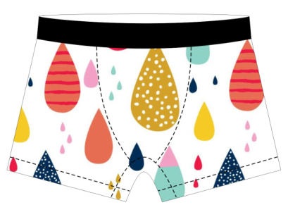 Men's printed cool and comfortable boxers