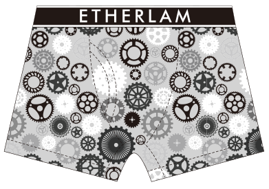 Printed men's comfortable underwear