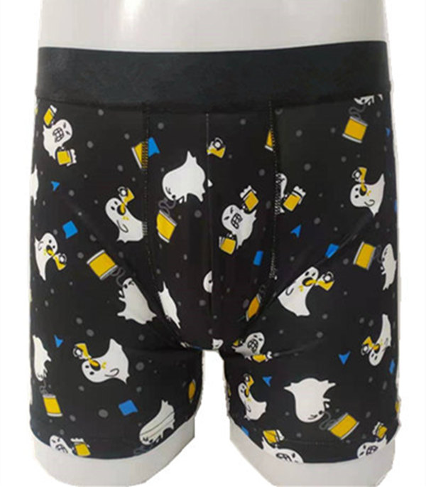 Men's soft and comfortable printed boxers (01)