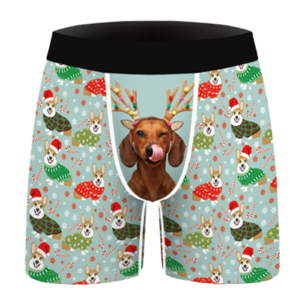 Printed breathable men's boxers