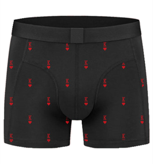 Printed men's comfortable boxers