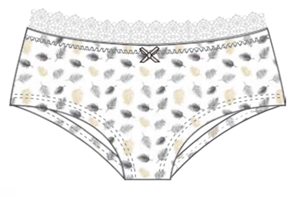 Women's printed cotton underwears