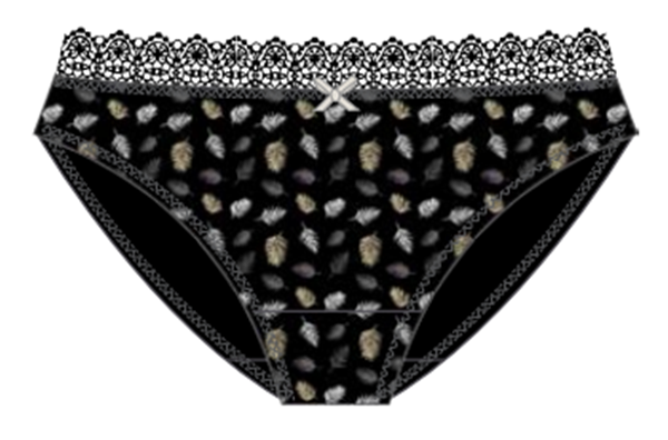 Women's knitted lace briefs