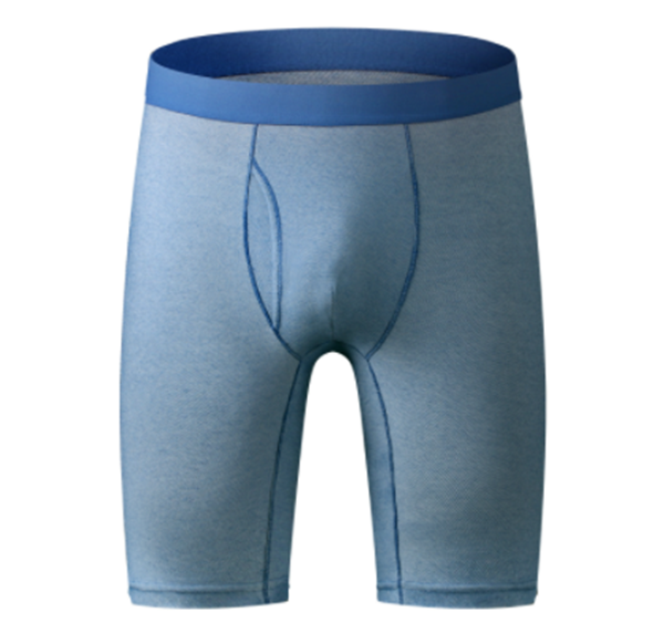 Men's lengthened sports loose breathable boxers