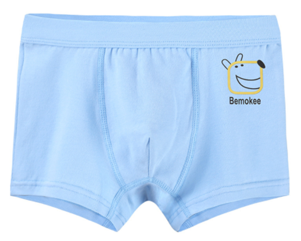 Boy's hygroscopic and sweat-draining pure cotton underwear (03)