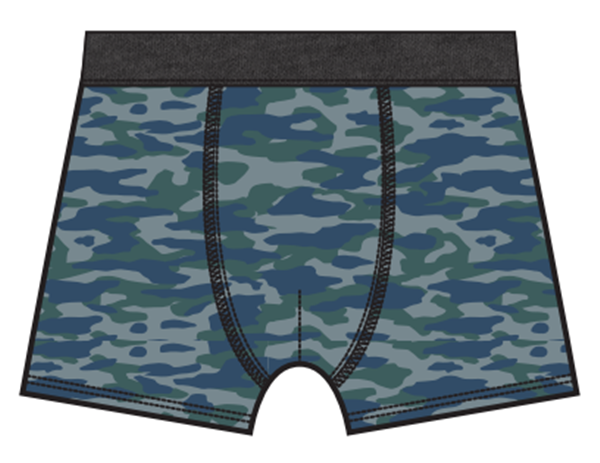 Boys' printed comfortable breathable boxers