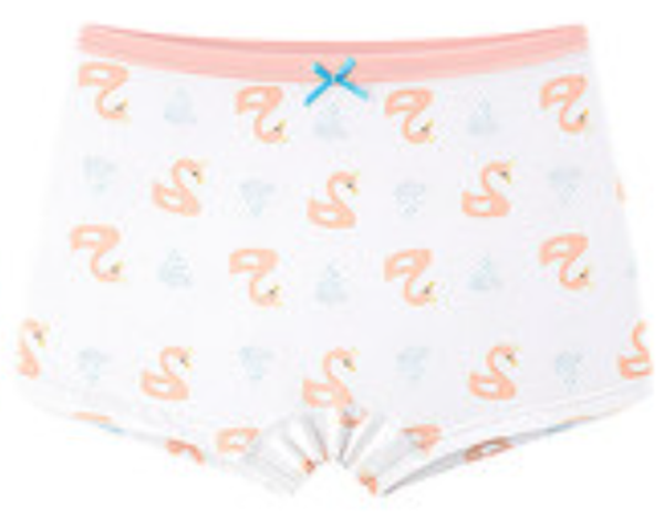 Girls' cotton printed underwear