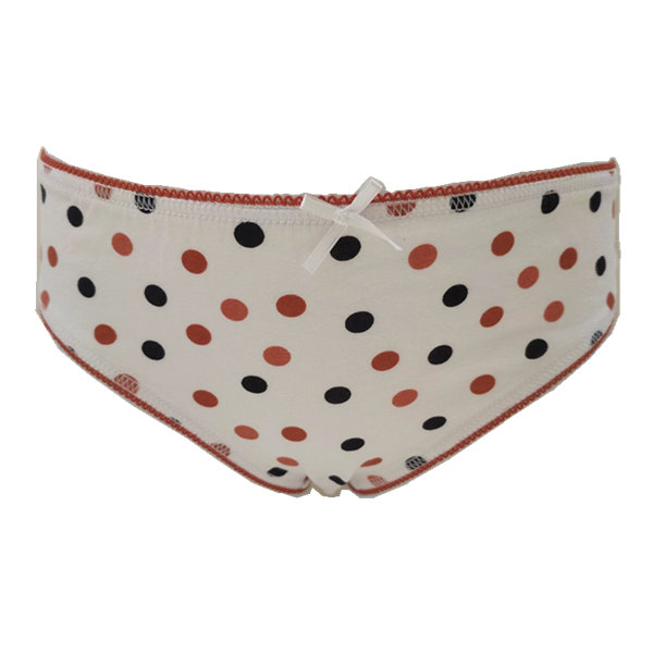 Girl's cotton printed briefs
