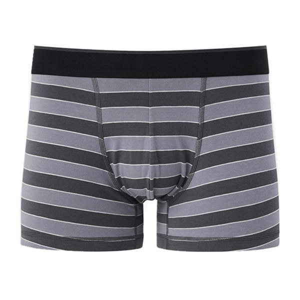 Men's cotton striped low waist underwear