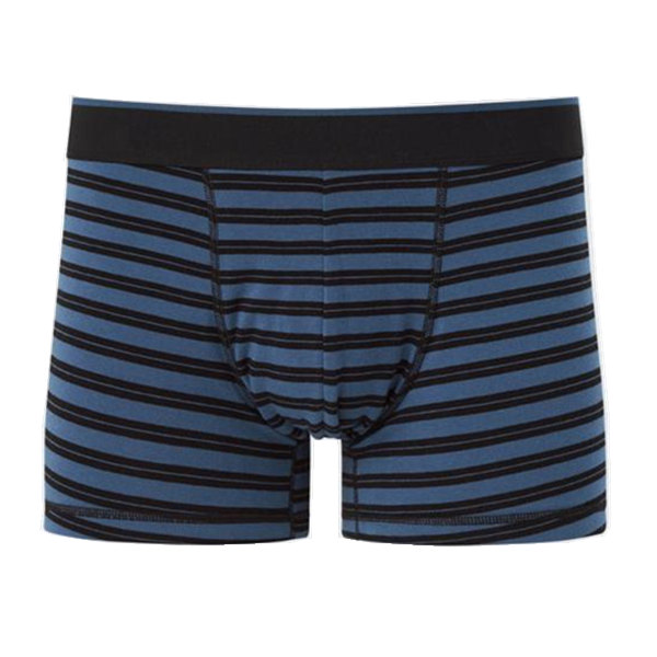 Cotton striped low-waisted boxer briefs