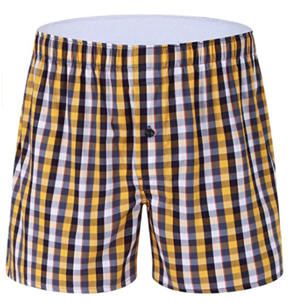 Woven men's boxer shorts