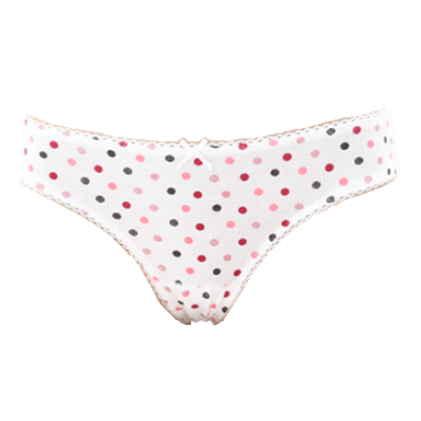 Women's low-waisted cartoon cotton briefs