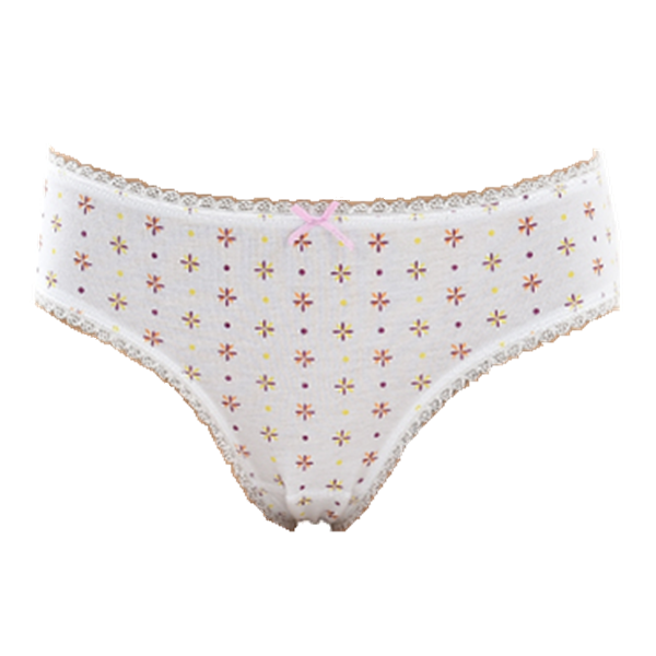 Women's polka-dot cotton briefs