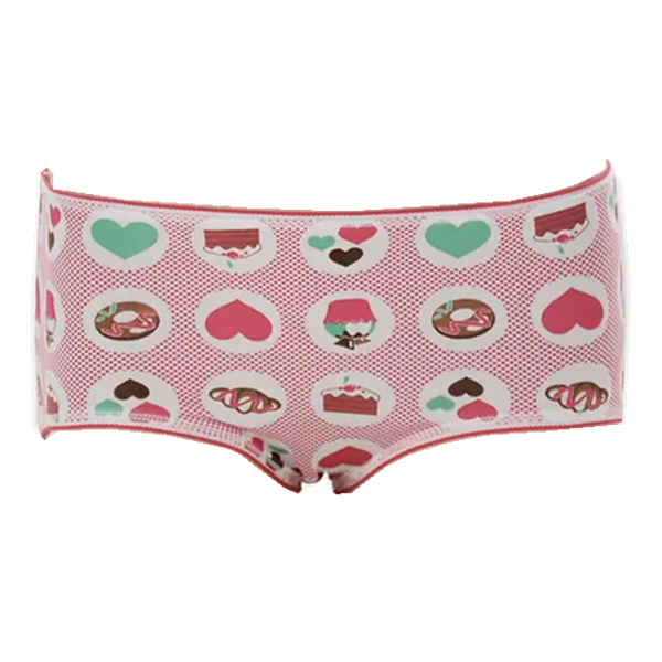 Women's printed cotton boxers