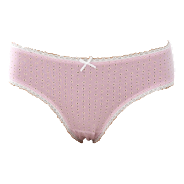 Women's lace cotton briefs