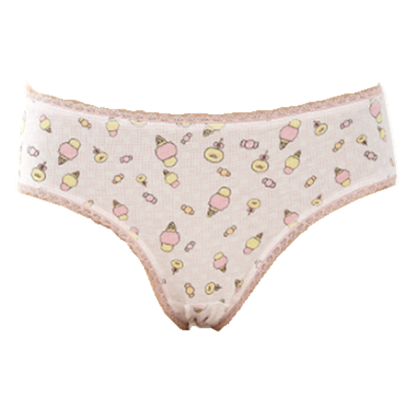 Women's comfortable cotton lace briefs