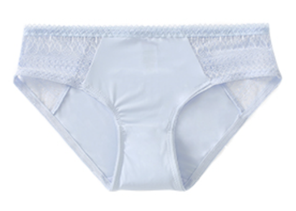 Lace ice silk cotton briefs