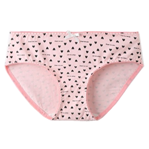 Women's soft comfortable cotton mid-waist briefs