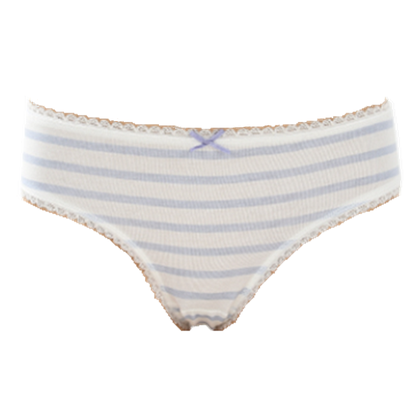 Cotton stripe simple comfortable briefs