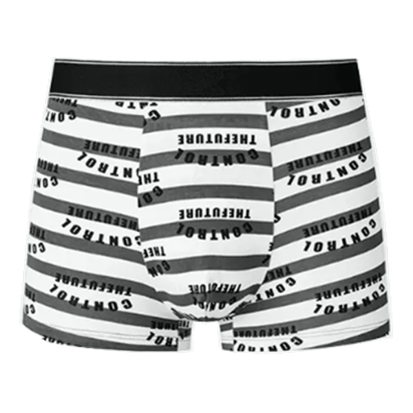 Modal cotton briefs men's striped boxer briefs