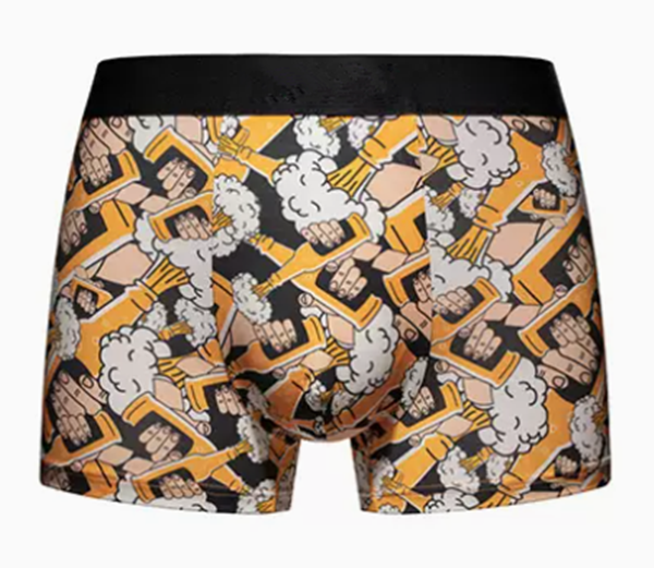 Modal print fashion comfortable men's underwear