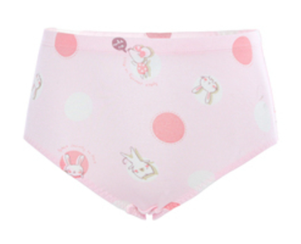 Girls soft comfortable breathable printed briefs 01